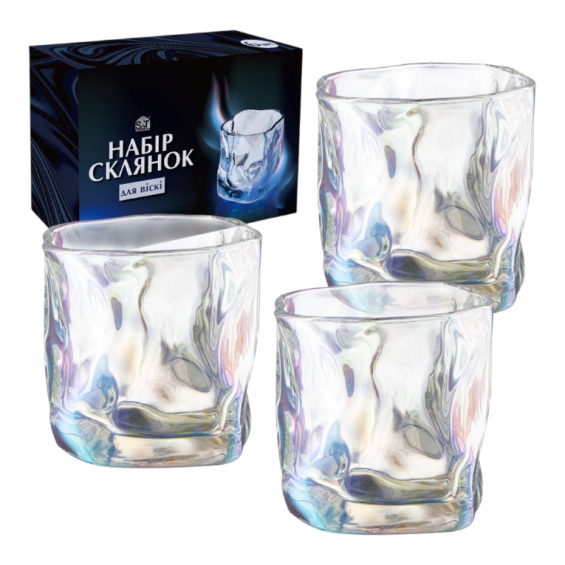 Набір стаканів для віскі SNT 6 шт 260 мл 768-18
