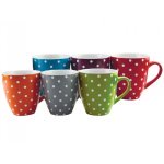 Кружка фарфор Interos 400 мл Горох Mix KW 114