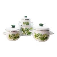 Набор кастрюль Idilia №929 Монстера 40172