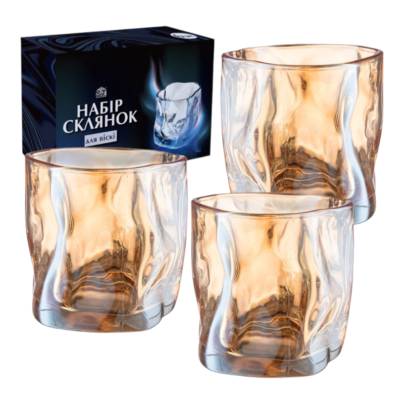 Набір стаканів для віскі SNT 6 шт 260 мл 768-18