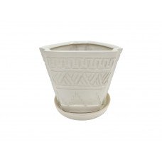 Набір горщиків КООП Бермуди 4 пр h-21/16/12/8 см Греція Білий 0100