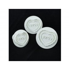 Набор штампов Empire 3 шт Love ЭМ-8770