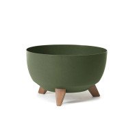 Горщик миса Ламела Рома ЕКО Wood 40 см на ніжках 921