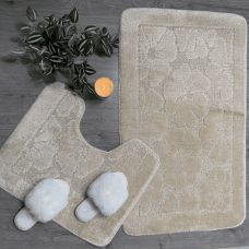 Набор ковриков для ванной 60*100 см Banyolin Классик CLT15 153-Beige