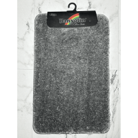 Коврик для ванной 50*80 см Banyolin Soft Shaggy Темно-серый