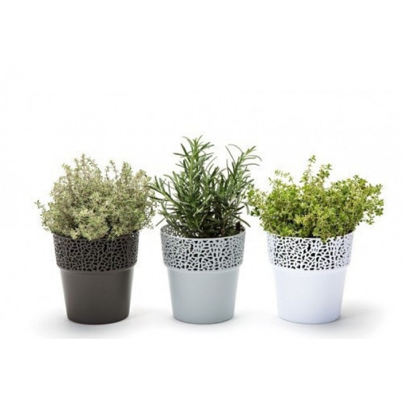 Горщик для квітів Ламела Роса 17 см 658