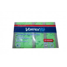 Губки кухонні Vortex 4 шт для делікатної поверхні