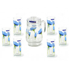 Набір для соку Luminarc 7 пр Blue Poppy G2026
