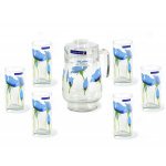 Набір для соку Luminarc 7 пр Blue Poppy G2026 - Кобальт