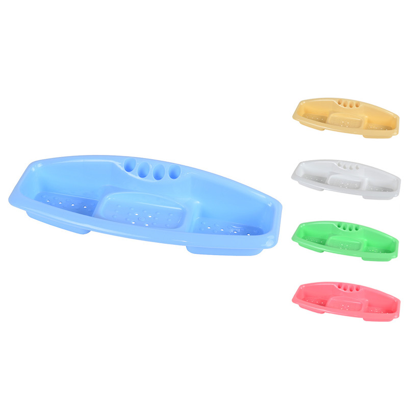 Полиця 1-ярусна пряма R-plastic потрійна - Білий