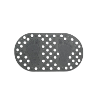 Килимок для душової Eco Fabric Ніжки 68*37 см Сірий 6837-009