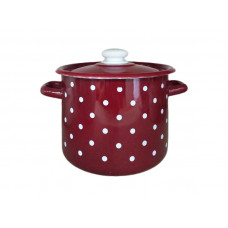 Каструля Idilia 4,5 л 1615/4 Полька Бордо 44664