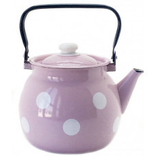 Чайник Idilia 3,5л 27130/4 Белый горох розовый