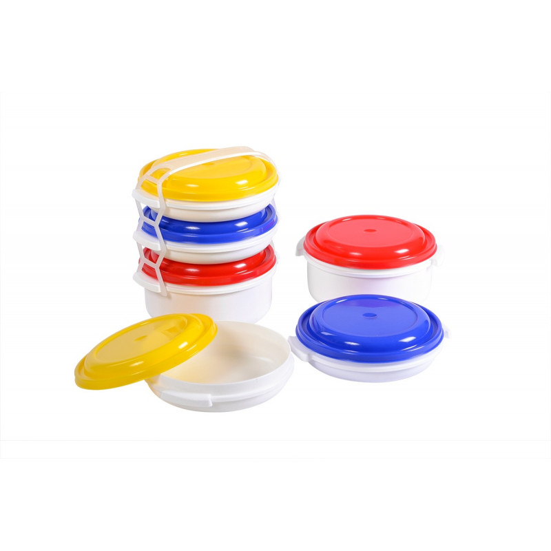 Контейнер Мед 3 шт 0,5 л/0,5 л/1 л P075 - Сірий Бетон