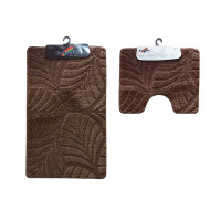 Набір килимків для ванної 60*100 см Banyolin Класік Коричневий 2 пр 184-Brown
