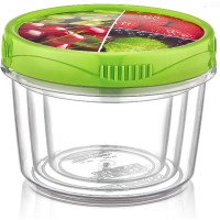 Контейнер Irak Plastik 3 в 1 круглий Декор SA-235