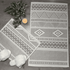 Набір килимків для ванної 60*100 см Boucle Bluenity Mix3