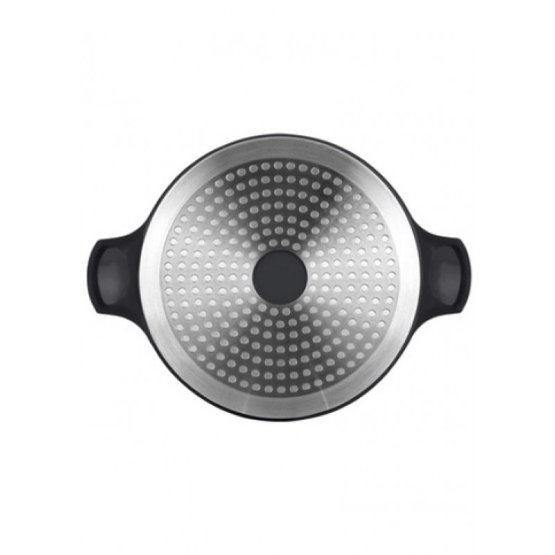 Кастрюля с крышкой Ringel Zitrone Black 5,8 л черная RG-2108-24/2 BL