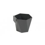 Горщик для зелені Ламела Хеца 12,5 см 636  - Кремовий