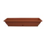 Ящик балконний IL-PE 80 см з піддоном - Рожевий