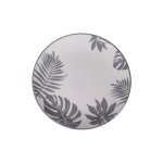 Тарілка десертна Vittora Сірі листя 19 см VT-P-1190G