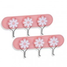 Набір планок на 3 гачки Bager Flowers Mix 2 шт BG-258
