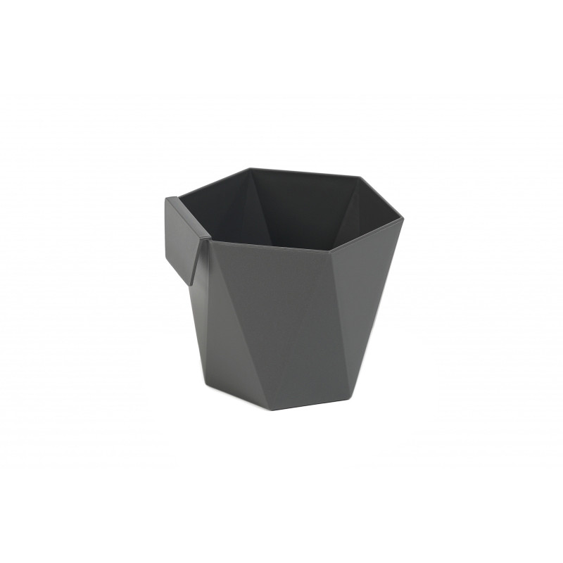 Горщик для зелені Ламела Хеца 12,5 см 636  - Кремовий