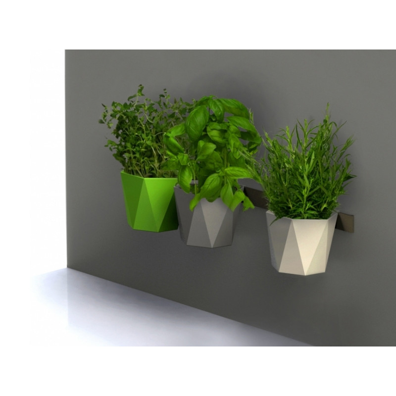 Горщик для зелені Ламела Хеца 12,5 см 636  - Кремовий