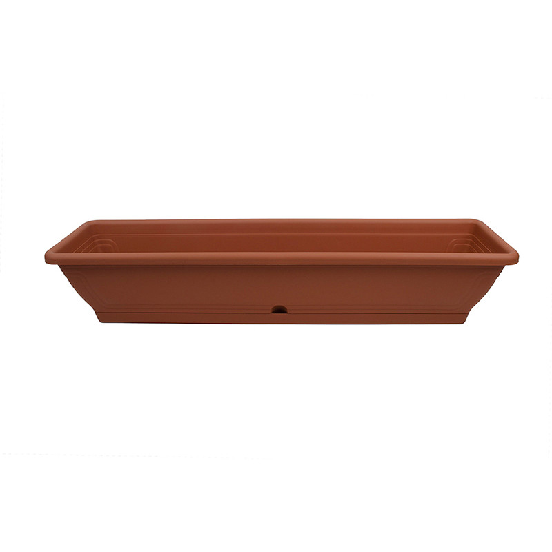 Ящик балконний IL-PE 80 см з піддоном - Рожевий