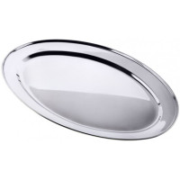 Піднос нержавійка Empire 45*29 см овальний ЕМ-1445