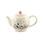 Чайник-заварник Interos 980 мл Співаючі котики ZFC 047 SC - Зелений Прозорий