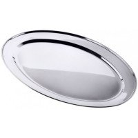 Піднос нержавійка Empire 40*27 см овальний ЕМ-4400