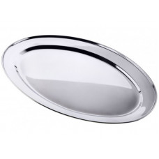Піднос нержавійка Empire 40*27 см овальний ЕМ-4400