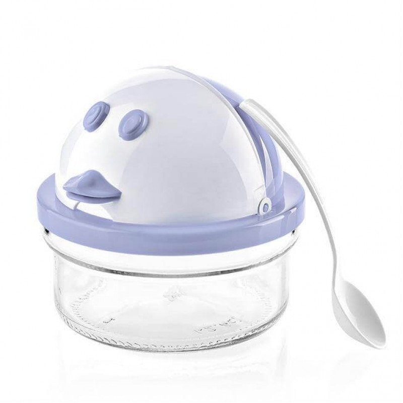 Цукорниця Titiz 415 мл з ложкою Каченя KC-301 - Аквамарин