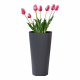 Горщик для квітів ММ-Пласт Крокус 51 см K51 - Антрацит