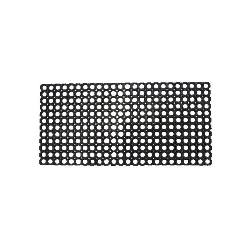 Килимок придверний гумовий ДЗ 50*100 см Соти К-38  - Лимонний