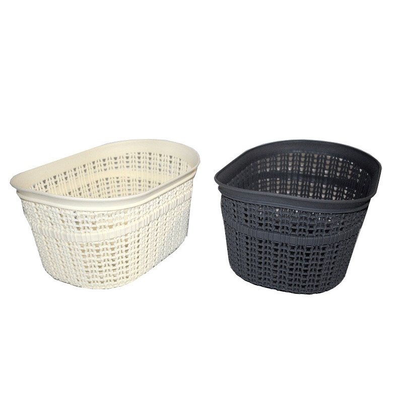 Кошик PlastArt Євров*язка 23*17*13 см маленький BA-245 - Кремовий