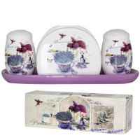 Набір для солі та перцю на підставці SNT Прованс 6912-6