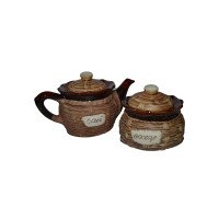 Чайник + цукорниця плетінка РГ-4180