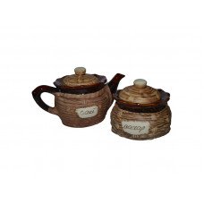 Чайник + цукорниця плетінка РГ-4180