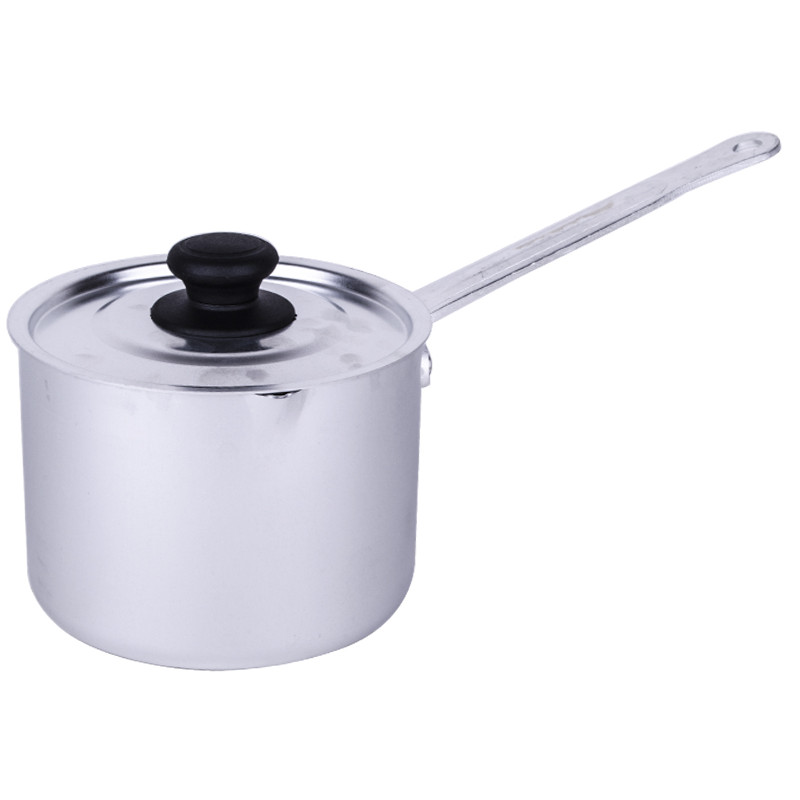 Каструля-ківш алюмюмінієва 1 л з ручкою БК 14010 - Рожевий