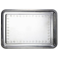 Поднос оцинкованный Empire 45*35 см прямоугольный ЭМ-0017