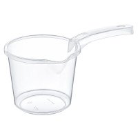 Ківш пластиковий Akay 1,2 л прозорий AK-056