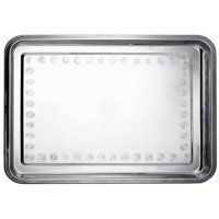 Поднос оцинкованный Empire 45*35 см прямоугольный ЭМ-0017