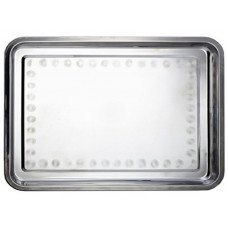 Поднос оцинкованный Empire 45*35 см прямоугольный ЭМ-0017