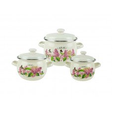 Набор кастрюль Idilia №928 Лилок 44166