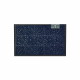 Килимок придверний Eco Fabric Листя 40*60 см Синій 4060-109