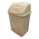 Відро для сміття з поворотною кришкою Plastics Craft 4 л ПГ-1092		