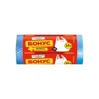 Пакети для сміття з ручками Бонус 35 л 30 шт