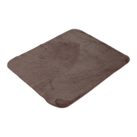 Коврик для пола из эко-меха Dariana Moon 60*90 см ореховый 8765
